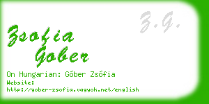 zsofia gober business card